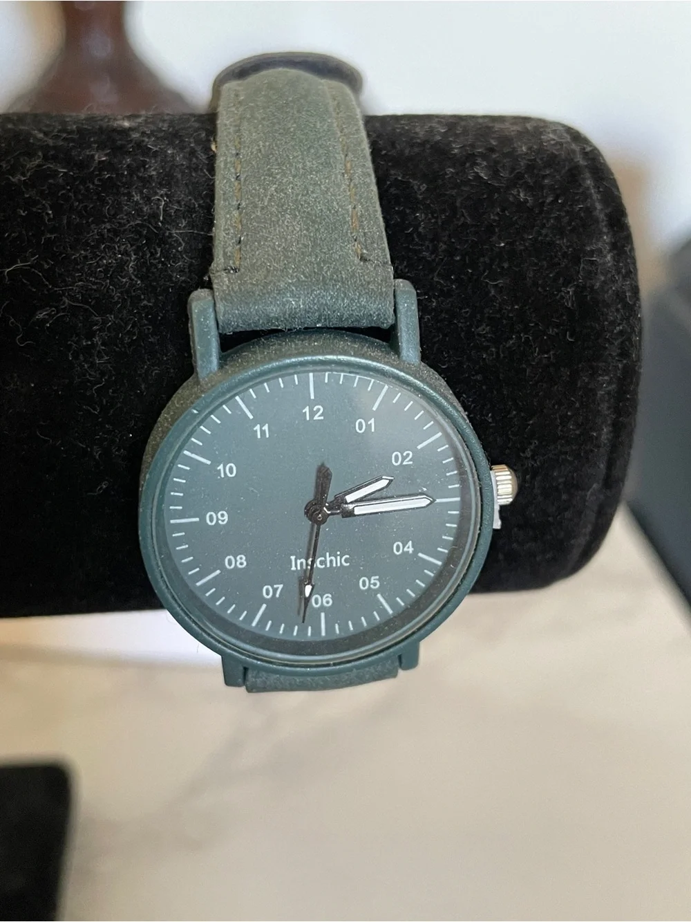 Matte Teal Green Minimalist Watch